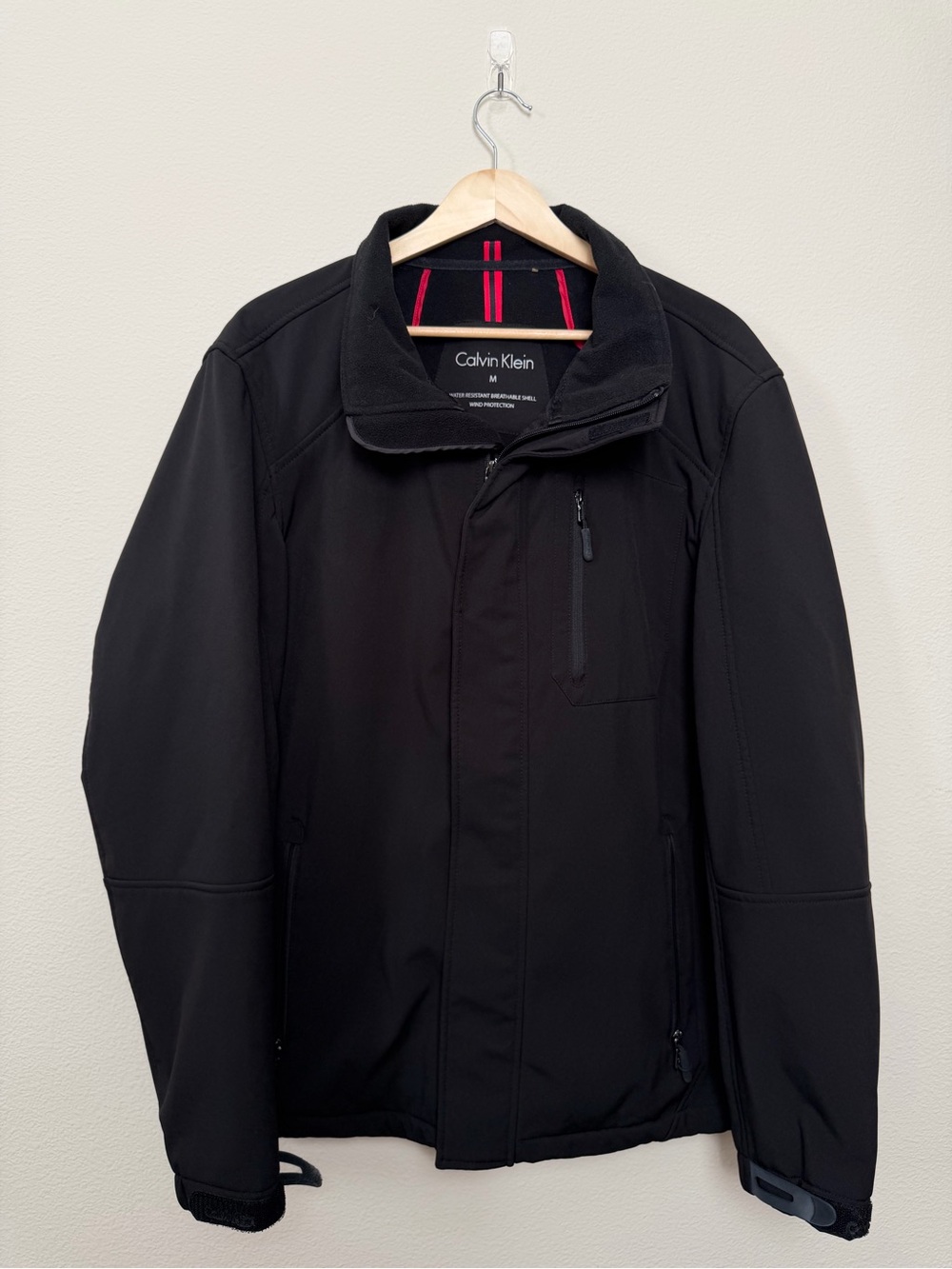Calvin Klein Men's Black Performance Softshell Jacket